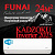 FUNAI Инверторные сплит системы серии KADZOKU Inverter 2025 RAC-I-KD25HP.D03 с установкой